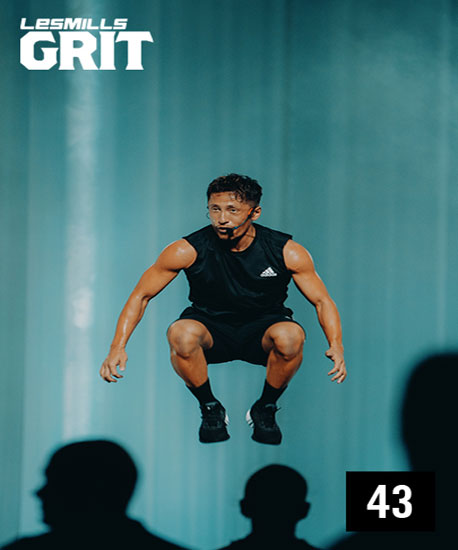 Hot Sale 2023 Q1 Les Mills GRIT ATHLETIC 43 New DVD, CD,Notes - Click Image to Close